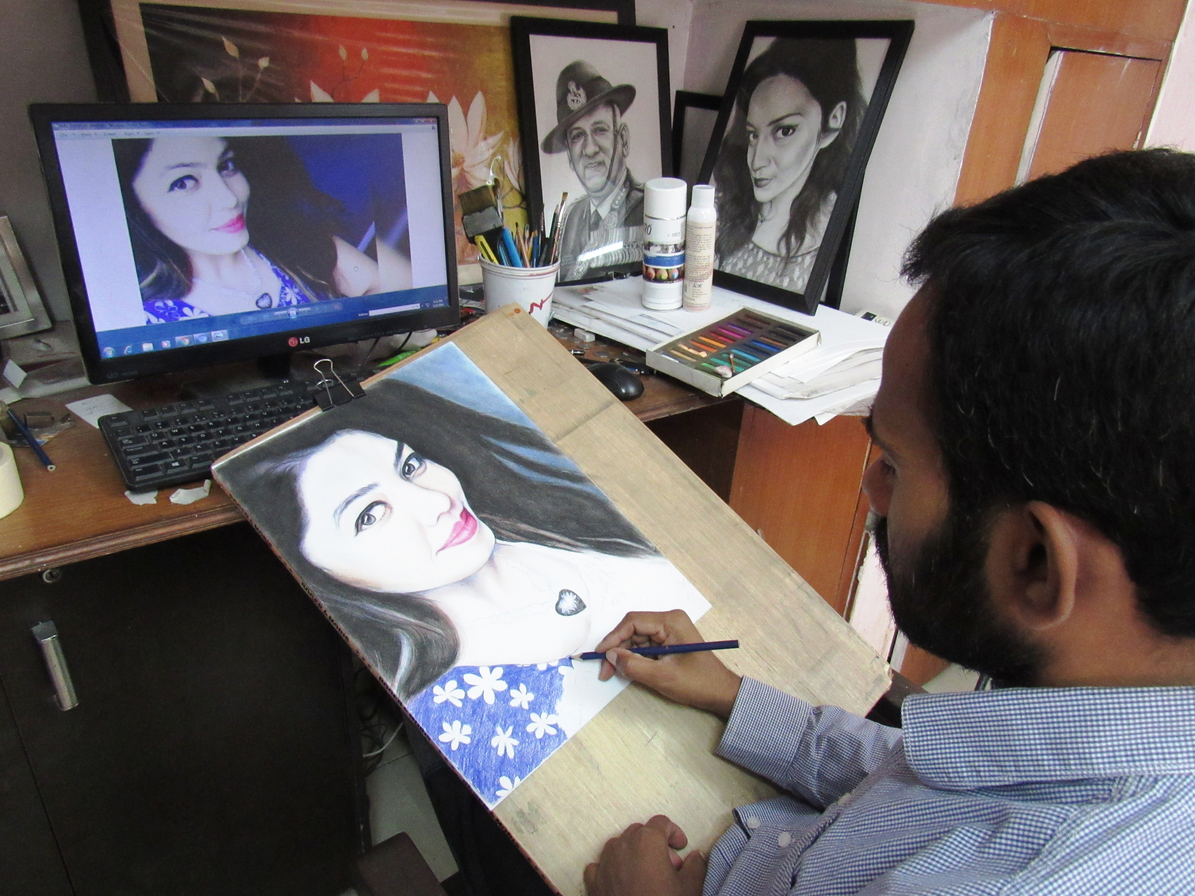 Pencil Sketch & Portrait Artist in Noida