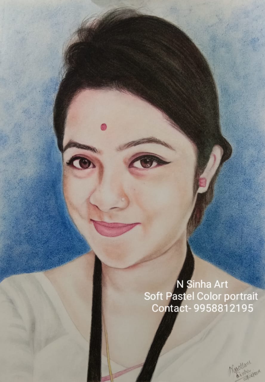 Pencil Portrait & Colour Pastel Portrait Artist | Best Portrait maker (Charcoal & Pastel) in Different Techniques | Portrait & Sketch Artist  | Handmade portrait from Photograph